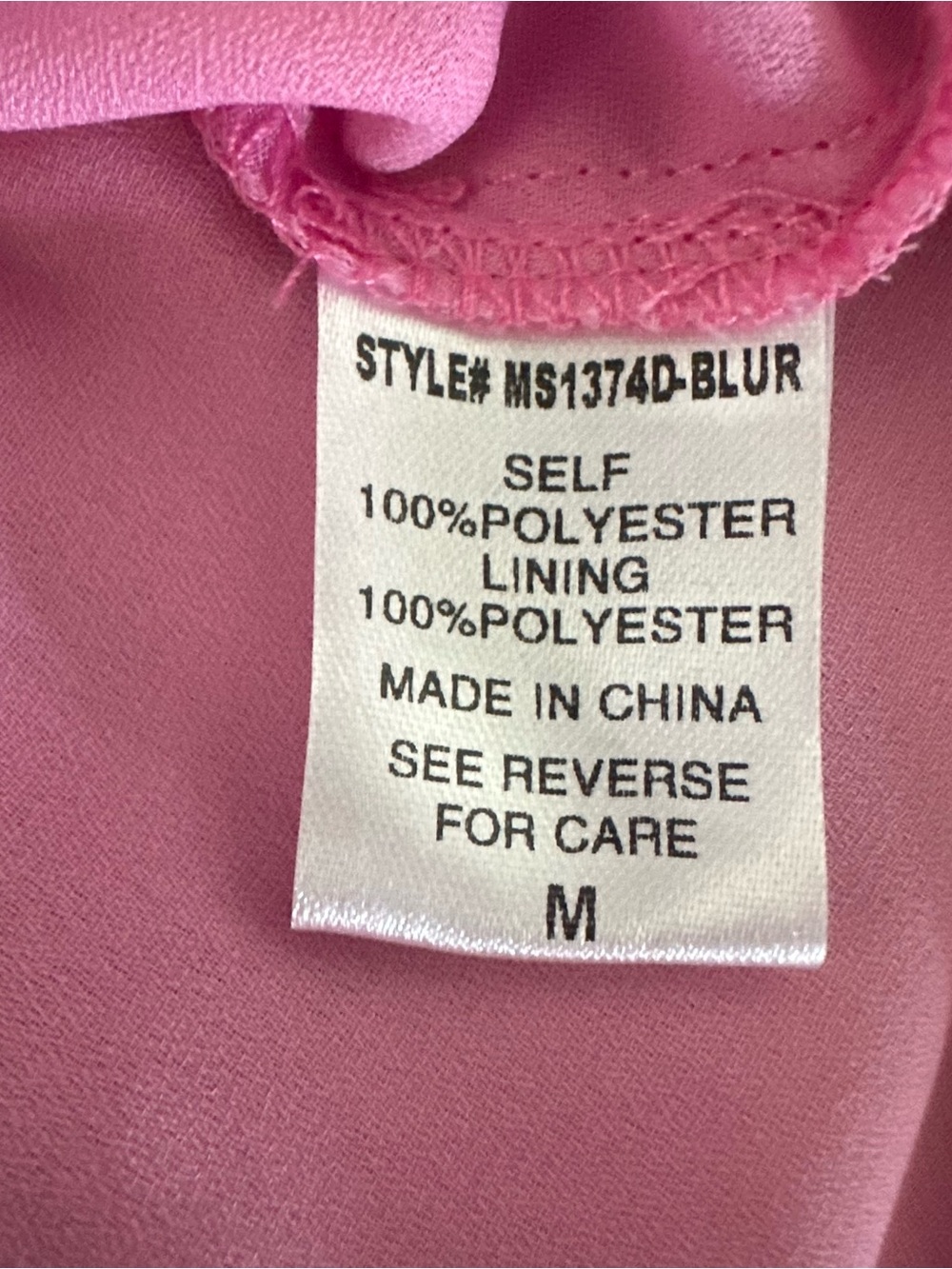 Meet Me In Santorini Pink Floral Tiered Ruffle Mini Dress M - Picture 5 of 6